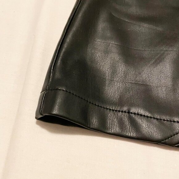 Noisy May Vegan Faux Leather Miniskirt Zip Closure Womens Size Small - Picture 7 of 16